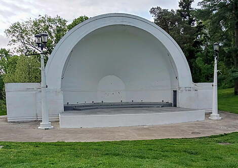 Refacing of the Covington Bandshell